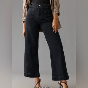 Maeve Charcoal Wide-Leg Women's Jeans